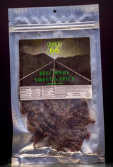 Area 66 brand sweet and spicy beef jerky