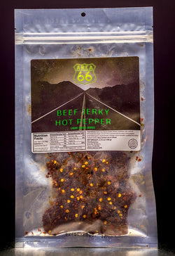 Area 66 brand hot pepper beef jerky