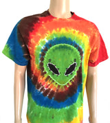 Alien head tie dye t-shirt